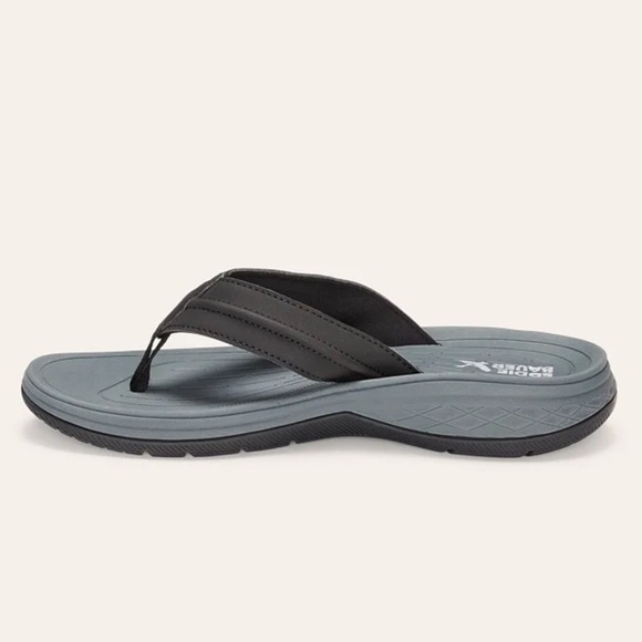 Mens Break Point 2 Flip Flops Black Sandals Comfy Walking Summer 9 10 11 NWT main image 5